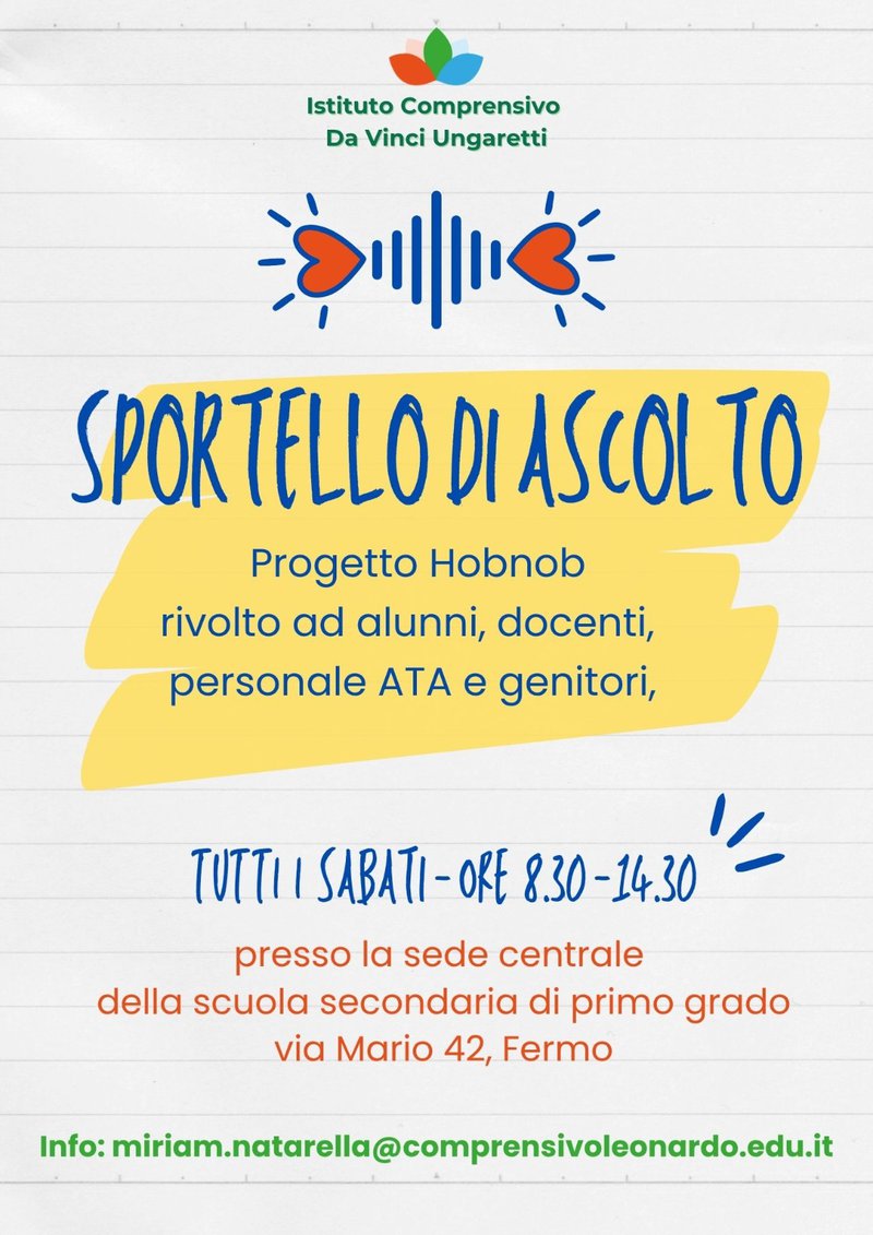 Sportello di ascolto 26 27