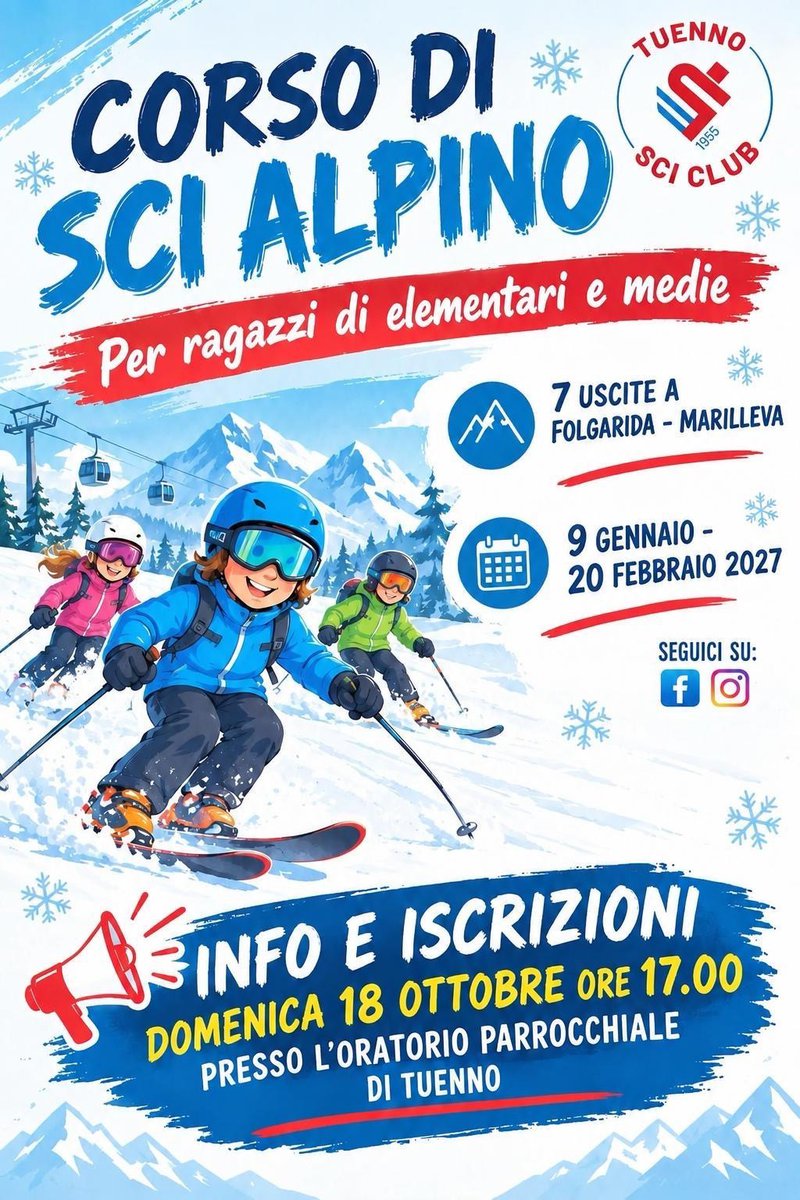 Corso di sci - Tuenno