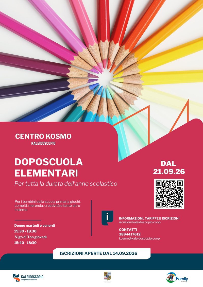 Doposcuola elementari Denno 20262027