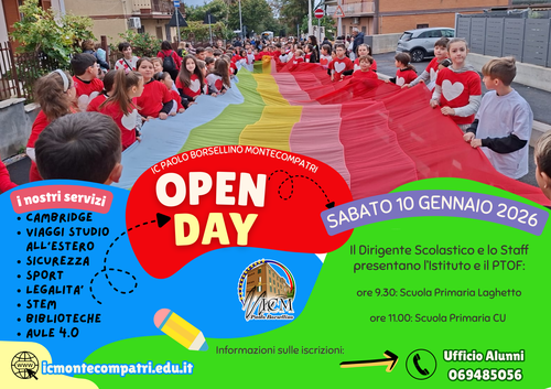 Open day 10 gennaio 2026