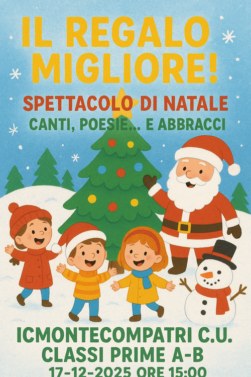 Spettacolo di Natale classi prime A-B C.U.