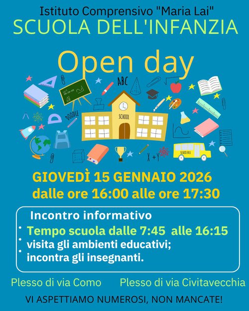 LOCANDINA INFANZIA OPEN DAY