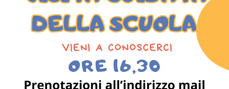 Volantino Evento Scuola Aperta Open Day